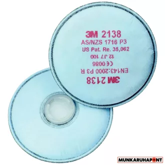 3M 2138 P3 Aktívszenes Szűrőbetét