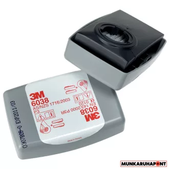 3M 6038 P3 Szűrőbetét, Mérgező Részecskék Ellen