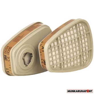 3M 6051 A1 Gázszűrő Betét, Szerves Gőzök Ellen