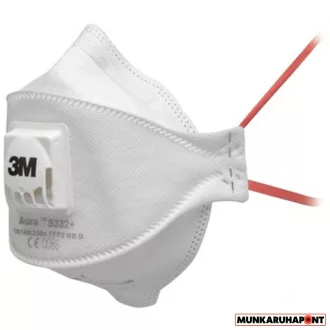 3M 9332 Aura FFP3 Részecskeszűrő szelepes pormaszk