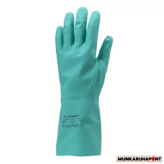   Coverguard Eurochem N5520 nitril zöld vegyszerálló védőkesztyű