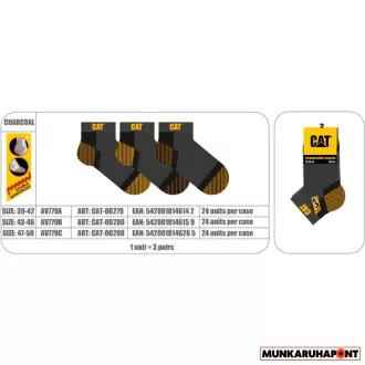 Caterpillar CAT AV779A Rövid munkazokni 3 pár
