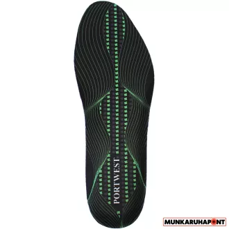 Portwest FC82 Gel & Arch talpbetét fekete/zöld