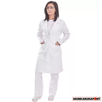 Coverguard Fehér Pamutköpeny