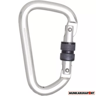 Kratos aluminium csavaros reteszelő karabiner 22,5 mm