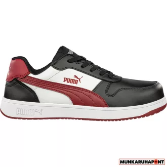   Puma Frontcourt BLK/WHT/RED Low S3L ESD FO HRO SR munkavédelmi cipő