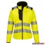 Portwest PW381 PW3 Hi-Vis női Softshell sárga/fekete